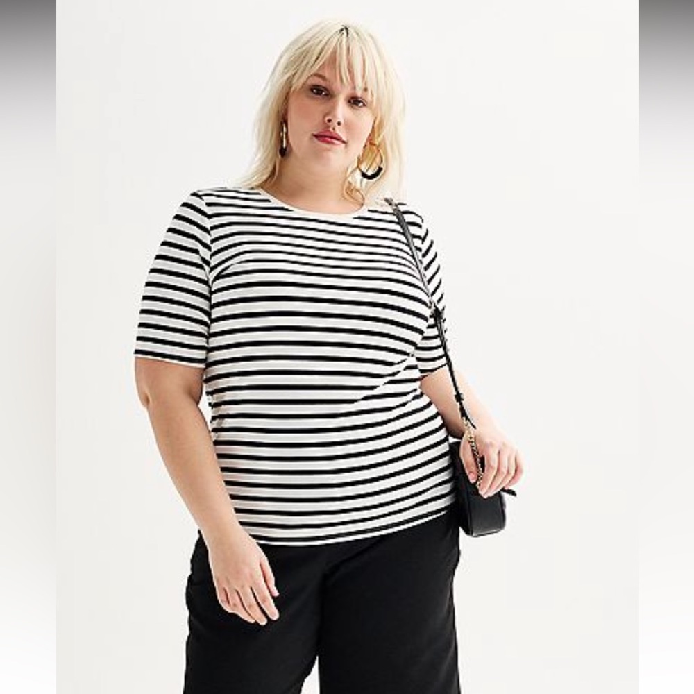 3 lot Nine West soft rib tee
